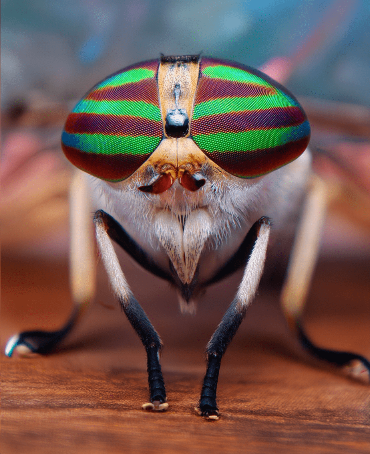 horsefly on table